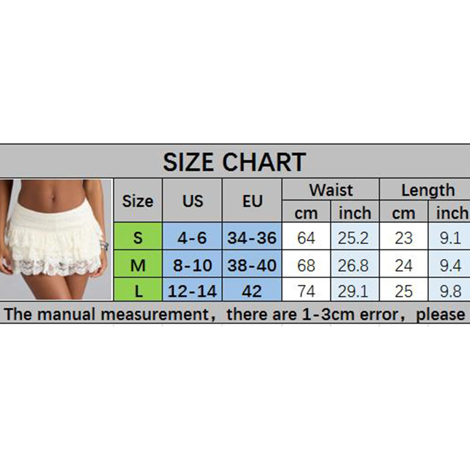 Minifaldas de verano para mujer, falda de encaje con volantes en capas, informal, elegante, de tiro bajo, para vacaciones en la playa y Club