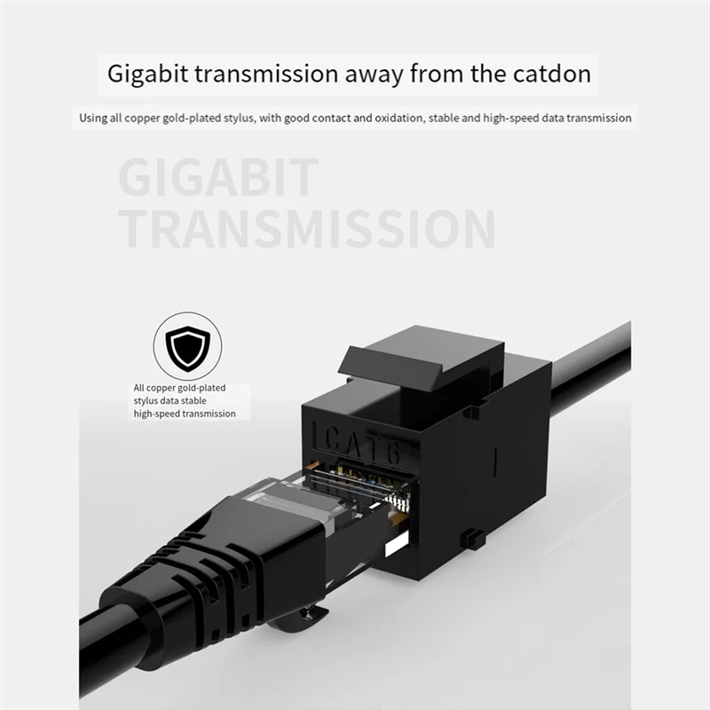 Złącze Keystone Cat6 A41Z-RJ45 UTP Keystone Inline Coupler Żeńskie do Żeńskiego Gniazdo Keystone Cat6 Złącze Cat6