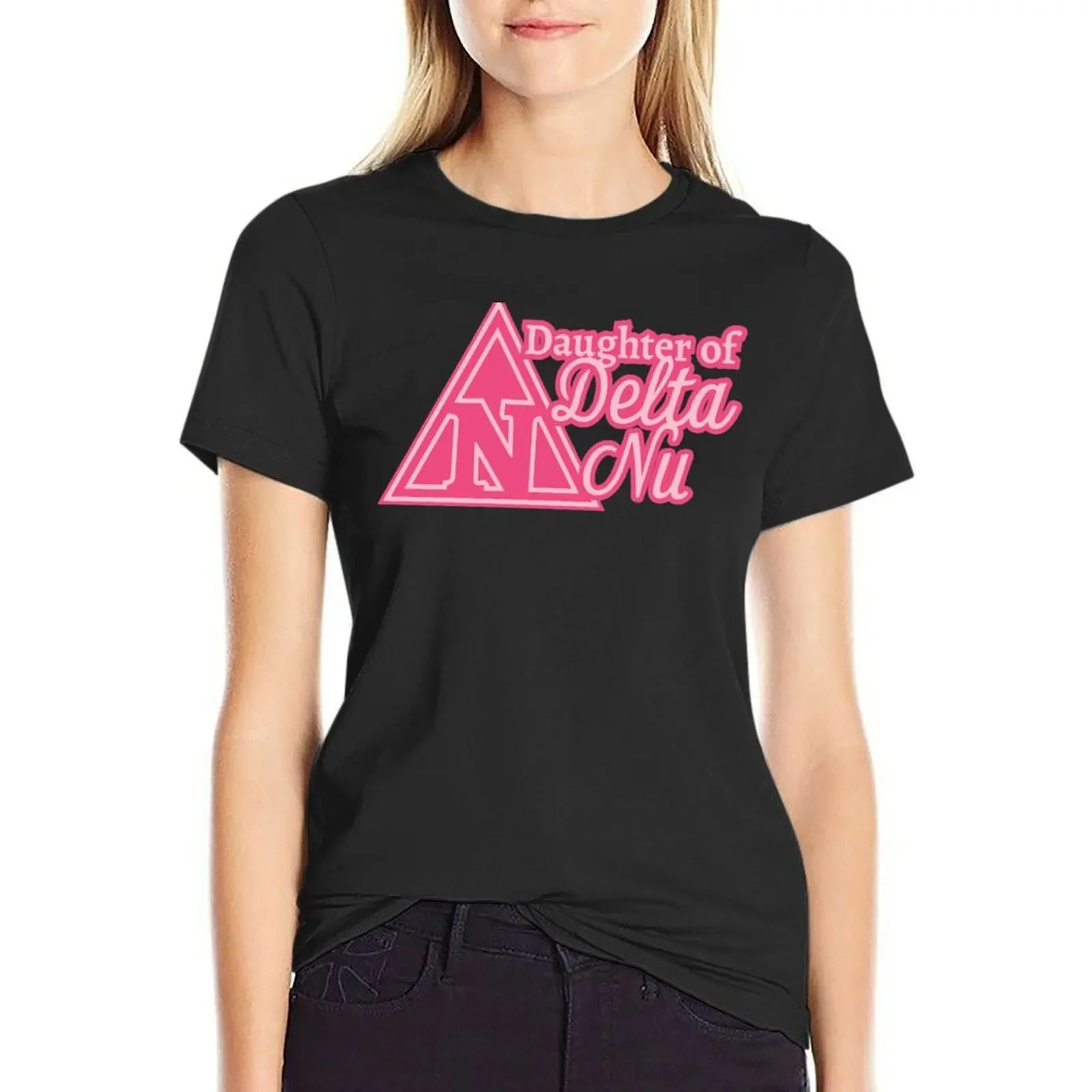 

Daughter of Delta Nu T-Shirt customs design your own plus sizes summer top tshirts woman