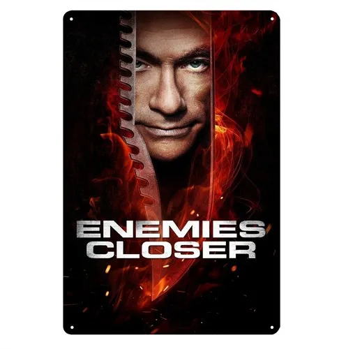 Enemies Closer jean claude van damme Movie Metal Poster Tin Sign -  Plate  -aluminum