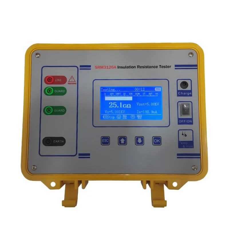 

5kV Digital Insulation Resistance Tester Transformer Tester Megohmmeter LCD Display High Voltage Megohm Meter Resistance Meters
