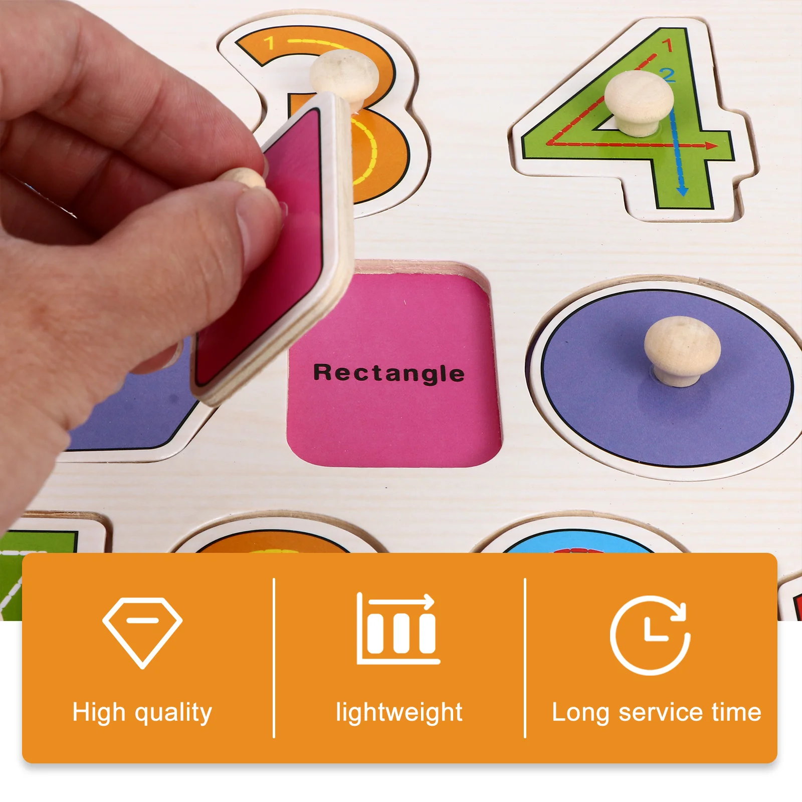 1 Juego de rompecabezas de madera para niños, rompecabezas educativo, juguete de Color brillante, ligero, divertido, aprendizaje, juego de rompecabezas de madera para chico