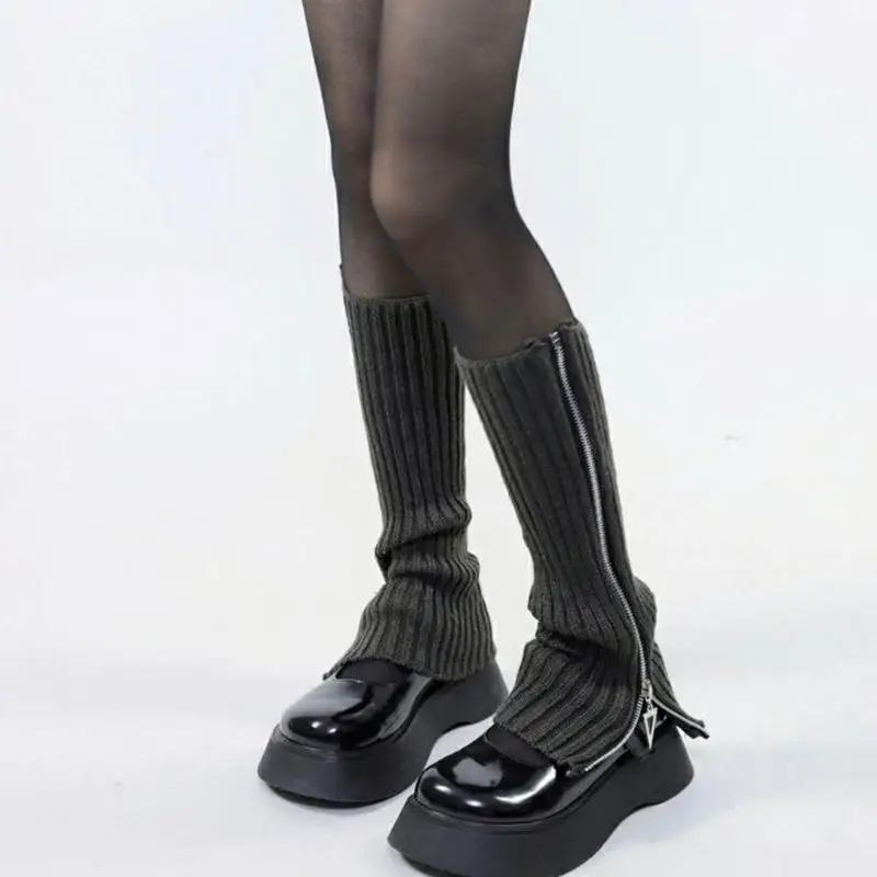 

Women's Striped Leg Warmers Lolita Long Socks Knitted Leggings Japanese Sweets Winter Socks Kawaii Arm Ankle Warmers Y2k 1pair