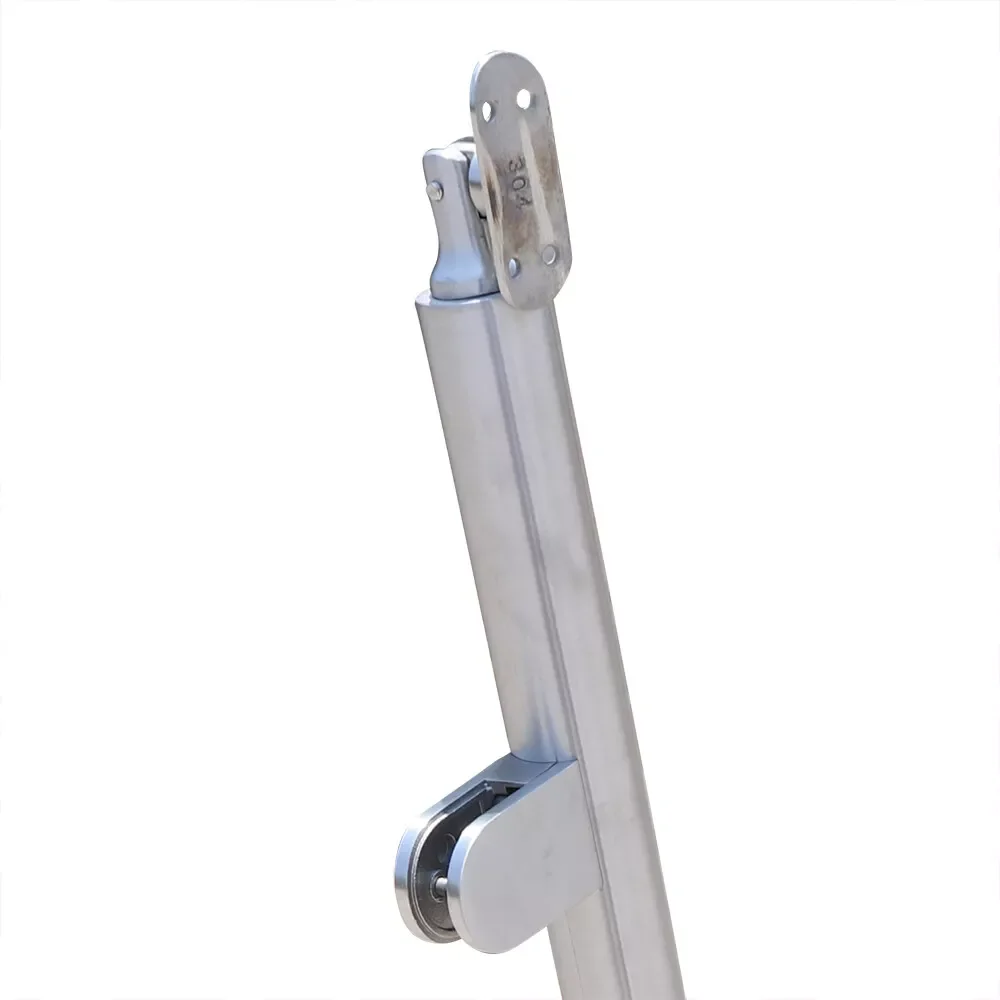 110cm Stainless Steel Railing Post, Silvery, 42mm Tube, for Indoor & Pool Guardrails Handrail Fence Glass Balustrade Post
