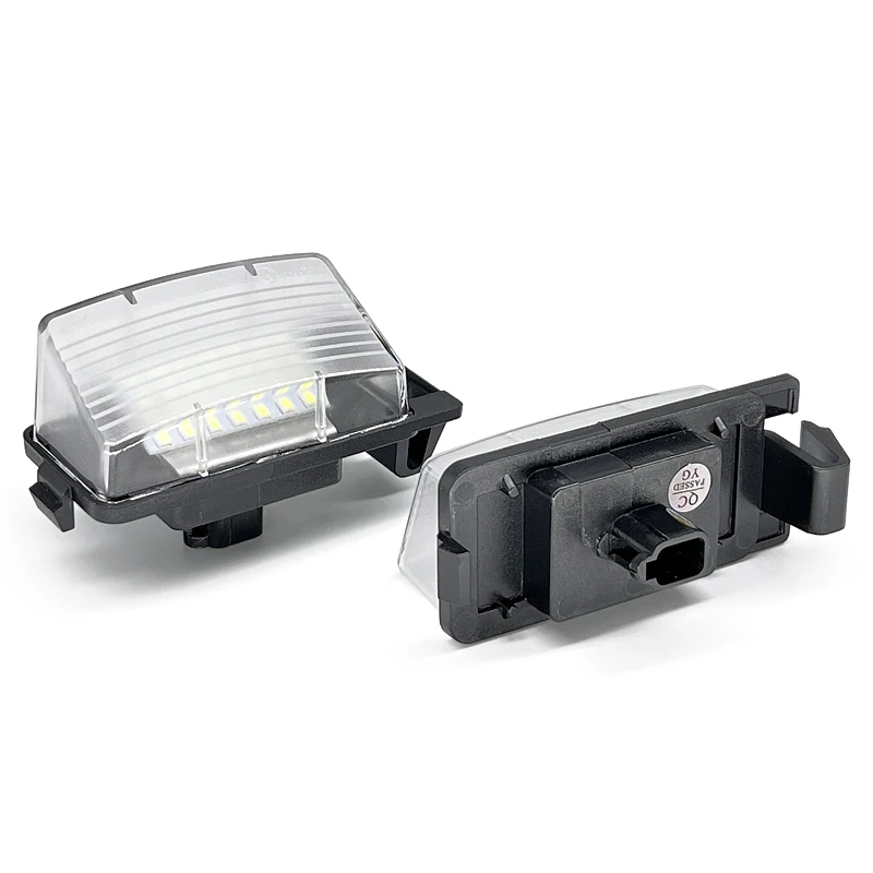 2Pcs LED License Plate Light For Nissan 350Z 370Z Cube Sentra GT-R Leaf Versa Pulsar Livina For Infiniti G25 G35 G37 Q40 Q60