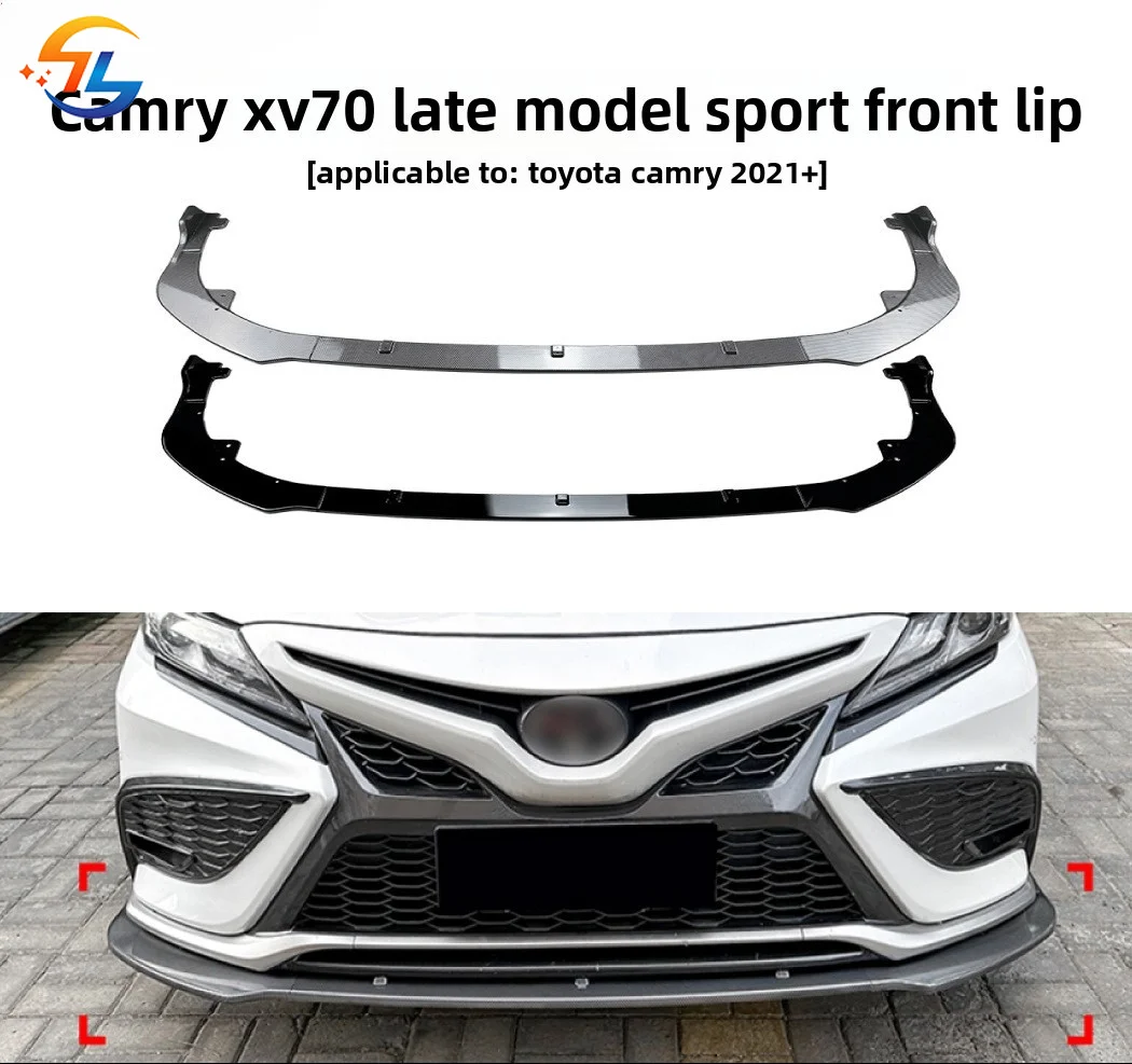For Toyota Camry XV70 2021+ Sport Front Lip Front Shovel Spoiler Modification Parts Accessories