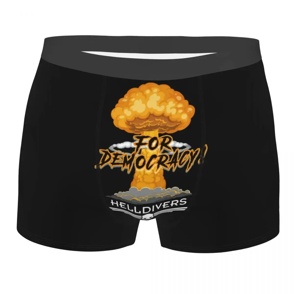 Male Cool Shooting Game Helldivers Underwear Boxer Briefs Soft Shorts Panties Underpants