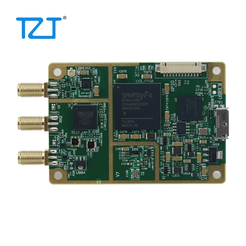 TZT USRP B205-mini-i SDR Software Defined Radio RF Development Board 50MHz-6GHz Supports Compatible with Opensource UHD
