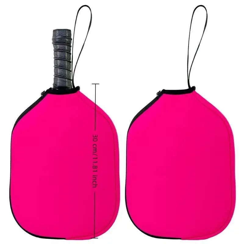 Neoprene Table Tennis Racket Cover Wear Resistant Multiple Color Options For Daily Training Outdoor Sports Matches
