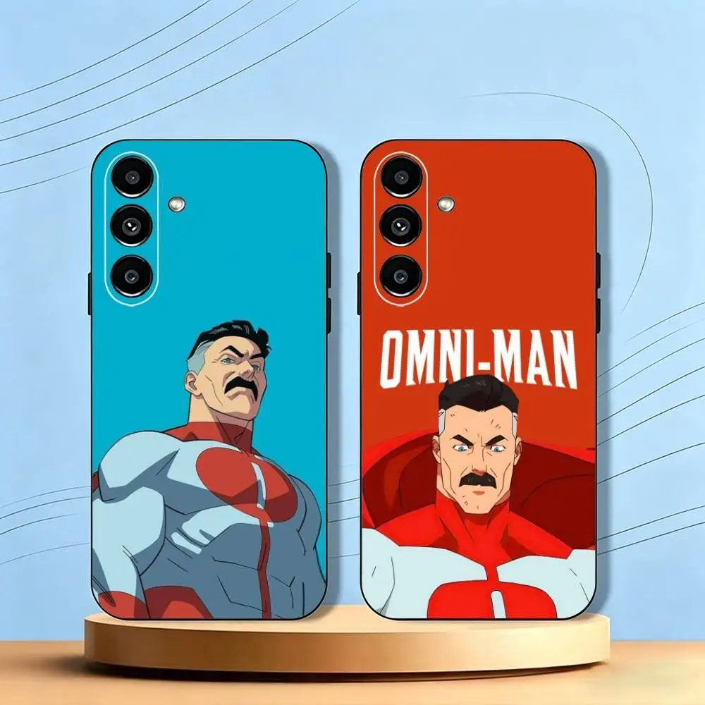 I-Invincible O-Omni-Man  Phone Case For Samsung Galaxy A73,A72,A71,A70,A53,A52,A51,Soft Silicone Black Cover Gift