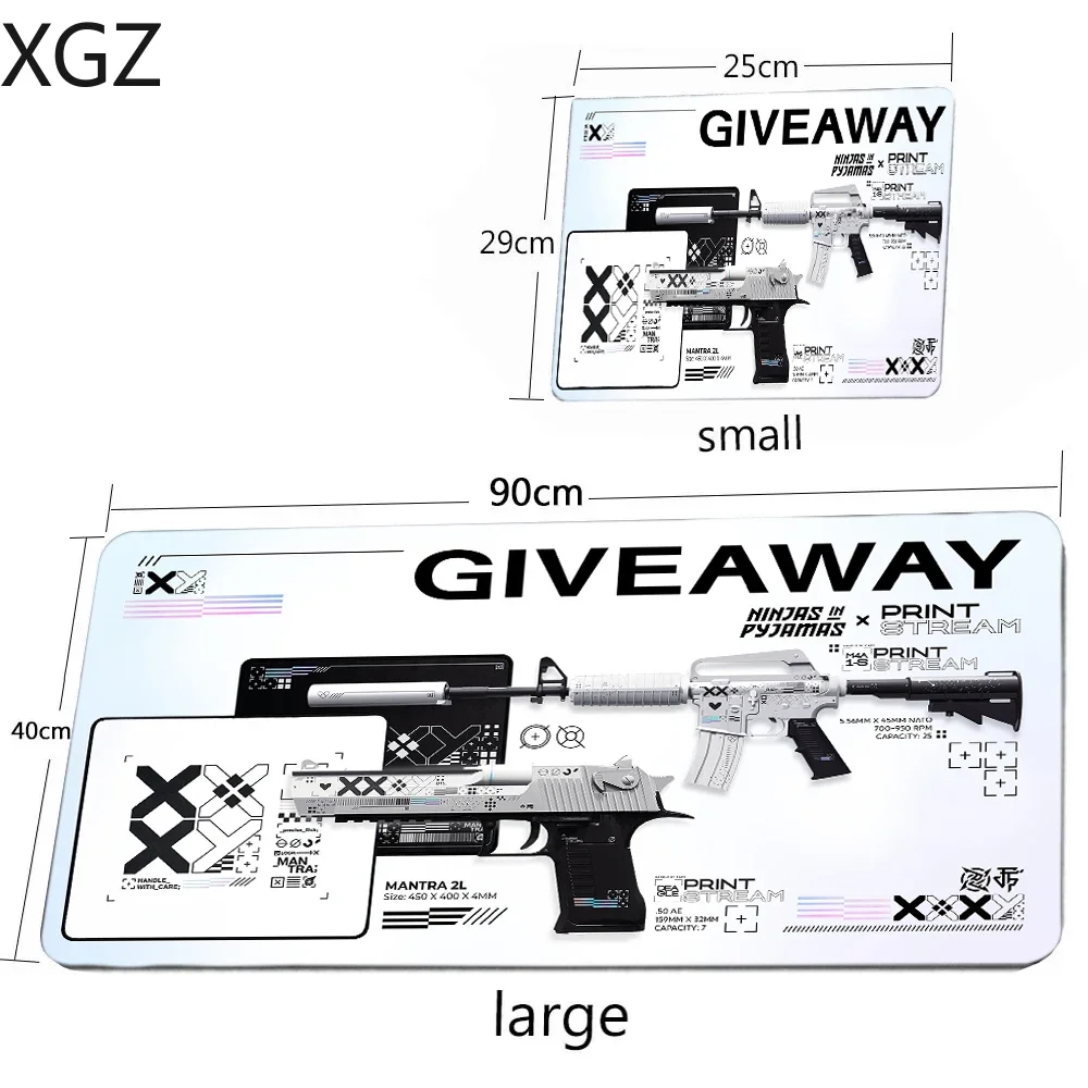 XXL Large Mousepad Keyboard mat CS GO Print Stream Design Counter Strike Gaming Mouse Pad Anime Girl Gamer Kawaii Desk Mat Pink image 4