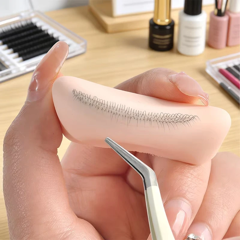 Picture 7: Women Beauty New Hot Training Lash Tools Beginner Eyelash Training Module 3/5 Layers Eyelash for Solan Summer Wedding Gift
