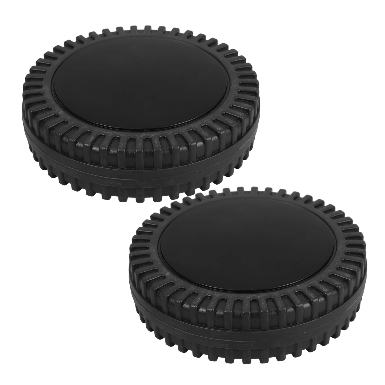 

2Pcs Replacement Bbq Grill Wheels 6 Inch Plastic Heavy Duty Heat Resistant Universal Fit for Outdoor Grill Cart Lawn Mower