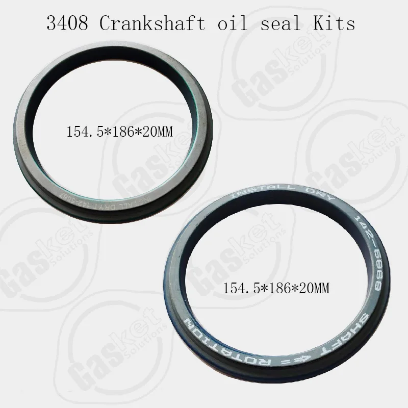 

3406-N 3406E 3406-0 C15 C18 3408 For Caterpillar front and rear Crankshaft Oil Seal Diesel Engine Replacement Parts