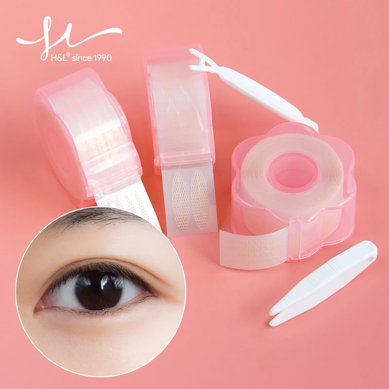 Lashlady-pálpebra dupla adesivo para olhos, invisível, com capuz, material respirável, nenhum senso de glamouroso, ferramentas de beleza, laço 360 roll