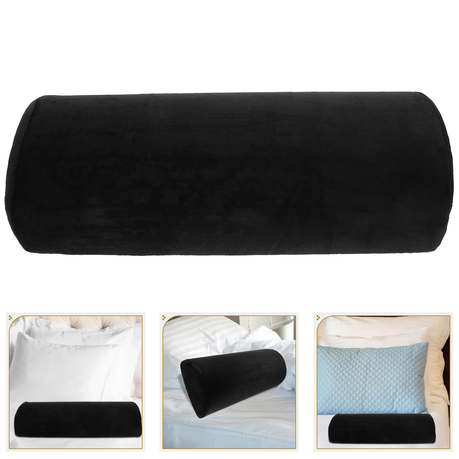 

Creative Design Knee Pillow Half-Round Pillow Leg Bolster Pillow Detachable Lumbar Support Pillow Slow Rebound Memory Foam