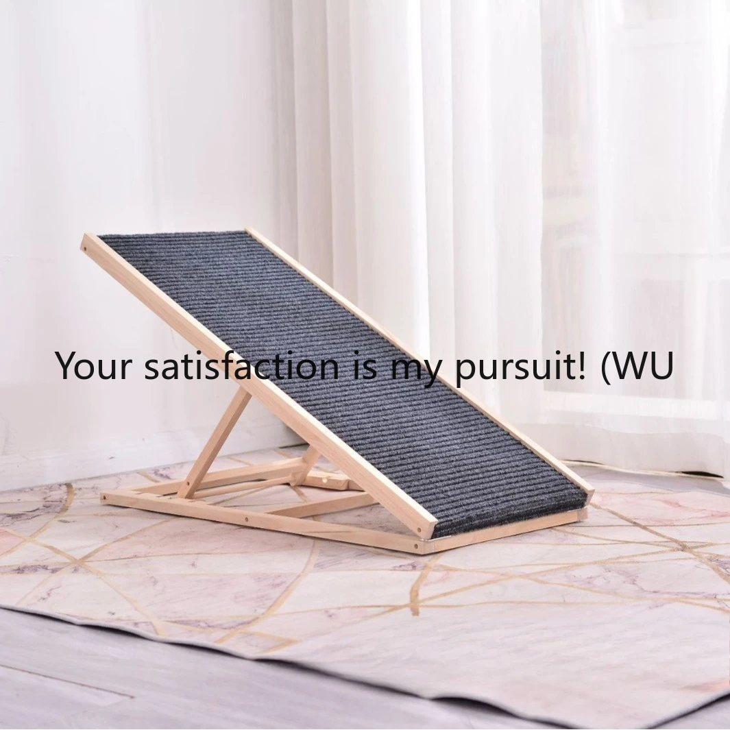 ZOCI-Wooden adjustable dog ladder Household dog slope Sofa Bed ladder Solid wood non-slip ramp ladder Foldable