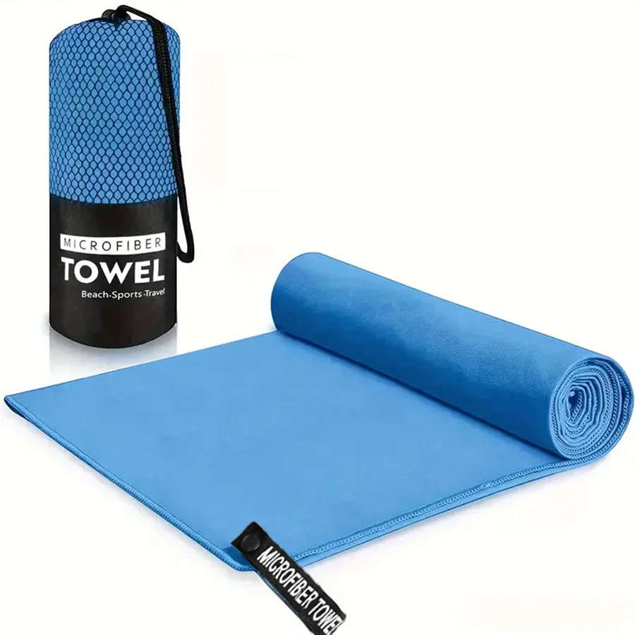 Schnell trocknendes Sporthandtuch, Schwimmen, Fitnessstudio, Fitness, schnell saugfähige Handtücher, Camping, Laufen, Schwimmen, Strand, Waschlappen – Detail 11