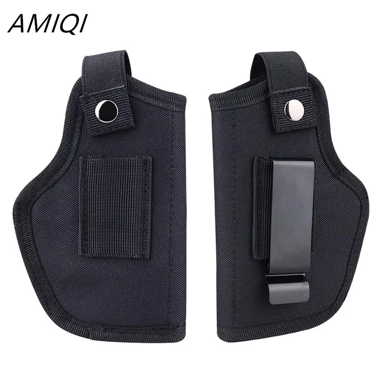 Gun Airsoft Universal Black Green Gun Cover Concealed Carry Holders Belt Clip Case Gun Bag All Size Handguns Waist Bag