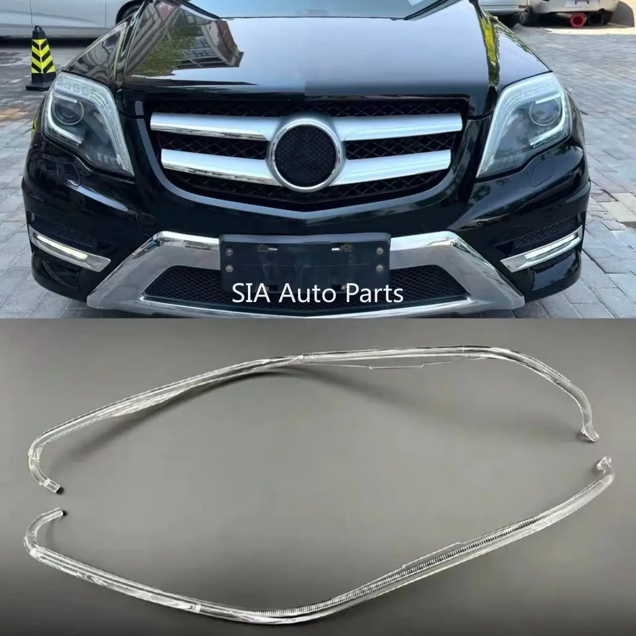 

For Mercedes Benz GLK CLASS 2013 2014 2015 Acrylic Tube Light Guide Strip Light Headlight Daytime Running Tube DRL Strip