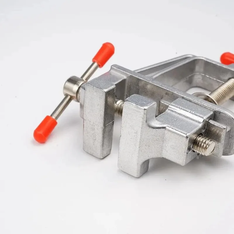Portable Compact Mini Aluminum Bench Vise Multi-Functional Tool for Jewelry Making and Hobby DIY Small Clamp Handheld Workshop