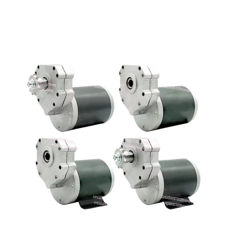 DC geared motor 12V24V800W modified high-power permanent magnet electric motor seeding, fertilization and sprinkling motor