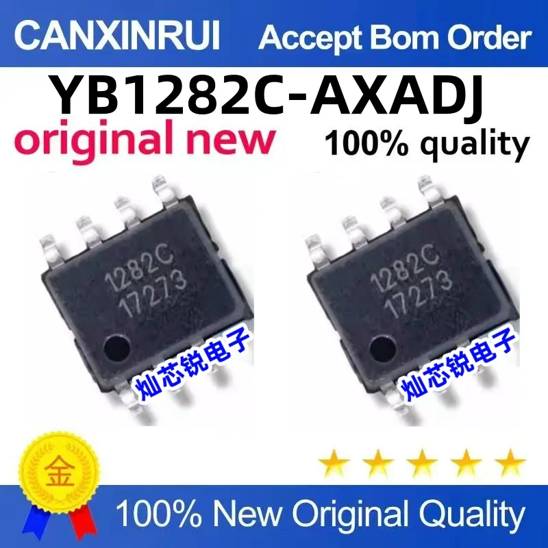 (10-300piezas)The new YB1282C-AXADJ YB1282C Printed Silk 1282C SOP8 Chip IC starts with a start