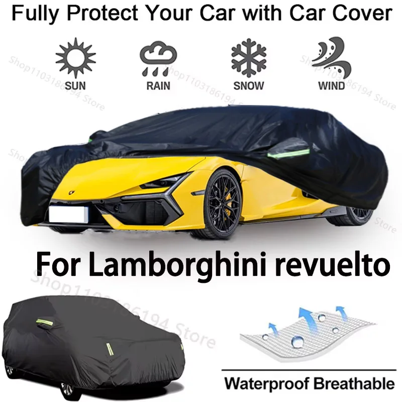 

Full Car Cover For Lamborghini Revuelto Outdoor Protective Snowproof,Sunshield,Waterproof and Dustproof Automobile Accessories