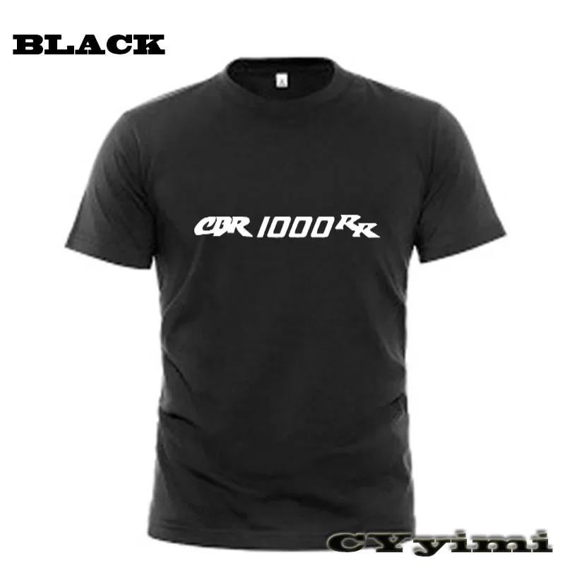 For CBR1000RR / FIREBLADE CBR 1000 RR  T Shirt Men New LOGO T-shirt 100% Cotton Summer Short Sleeve Round Neck Tees Male