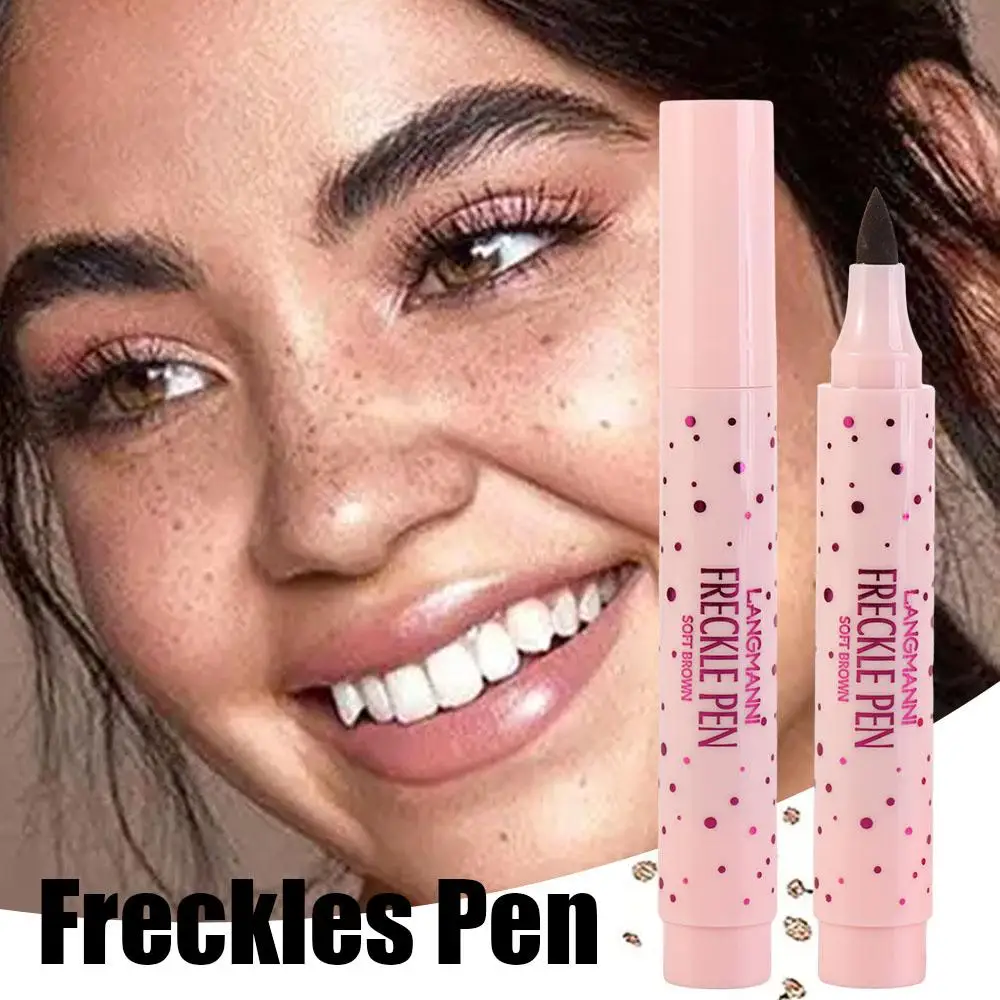 Cosmetic Waterproof Lifelike Freckle Pen Face Soft Dot Spot Freckles Pencil Long Lasting Natural Women Girls