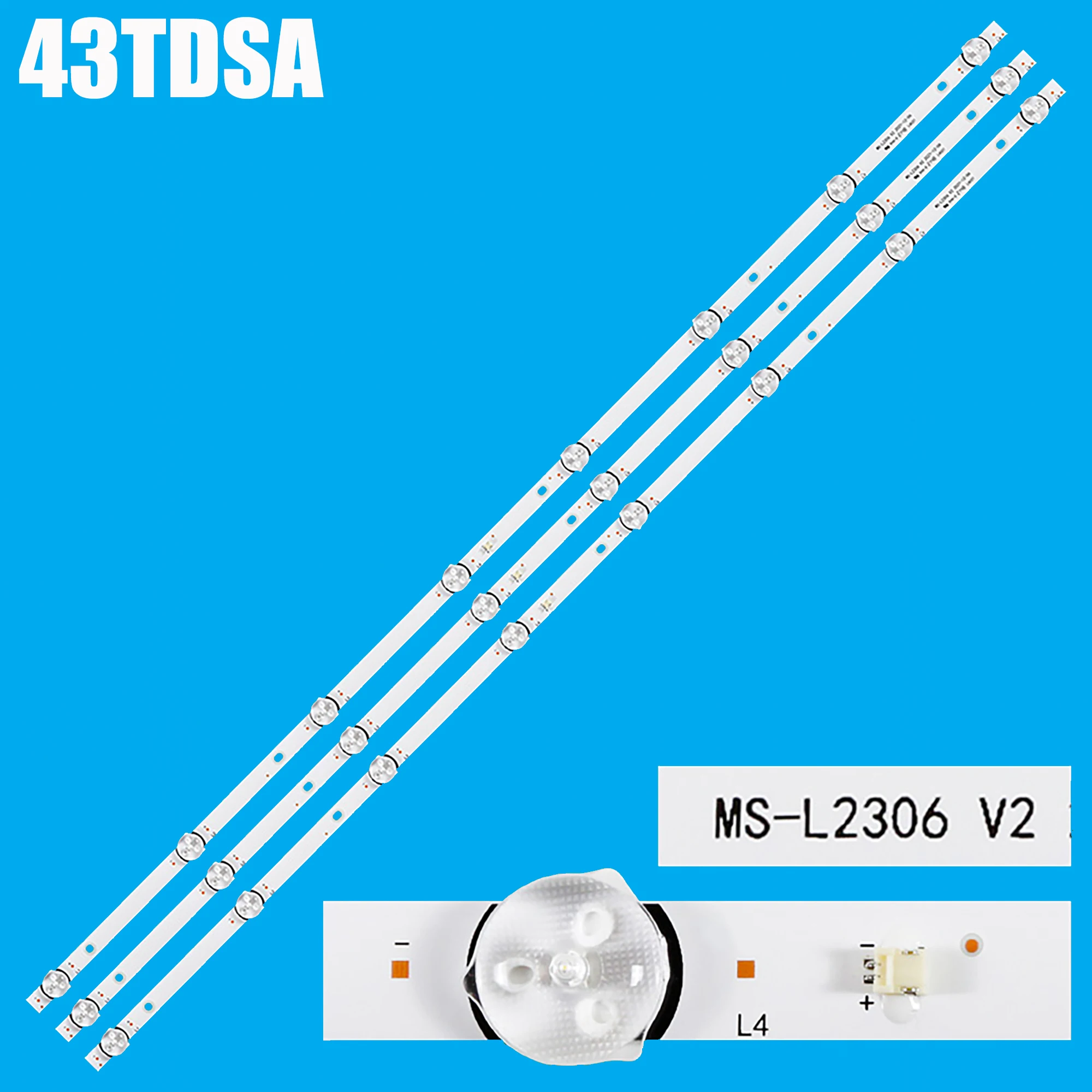 1/5/10 set LED Backlight strip For selecline 43