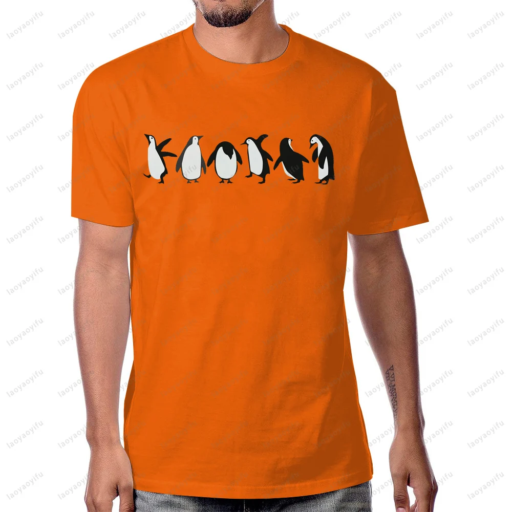 Funny Penguin Graphic Sarcastic Activist T Shirt Fahsion Casual Loose Harajuku Women Tshirt Cotton Short Sleeve Man Streetwear