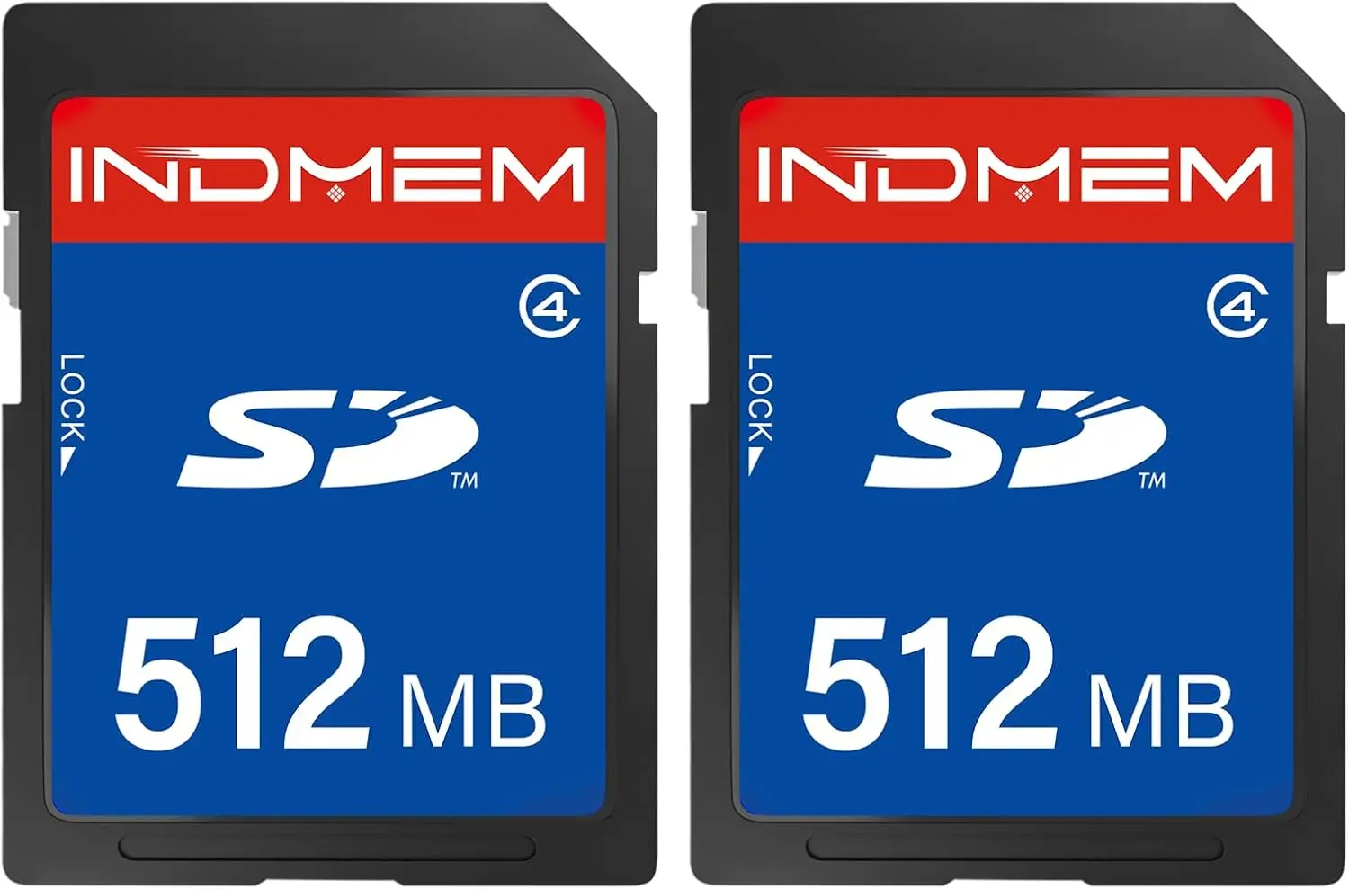 

512MB SD Card 2-Pack, Class 4 Flash Memory, MLC Standard Secure Digital Cards for Cameras & More