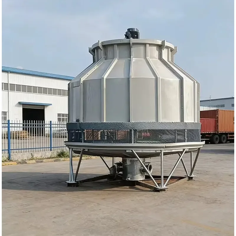 Xuneng Eenvoudige Installatie 100 Ton Circulaire Koeltoren Systeem Grote Maat Industriele Waterkoeltoren FRP Material 1 Year