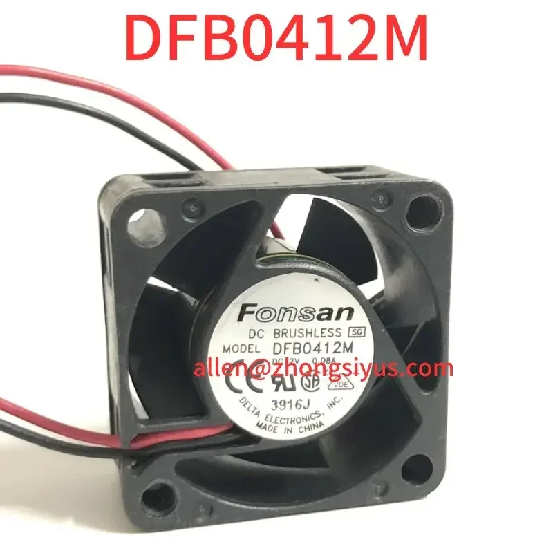 

Brand-new DFB0412M 4020 12V 0.08A 4CM Ultra Quiet 1U Switch Chassis Cooling Fan