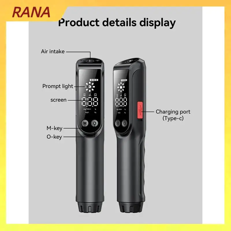 Бесконтактный тестер алкоголя RANA, специализированный для тестирования спирта на ночь, высокоточный алкотестер