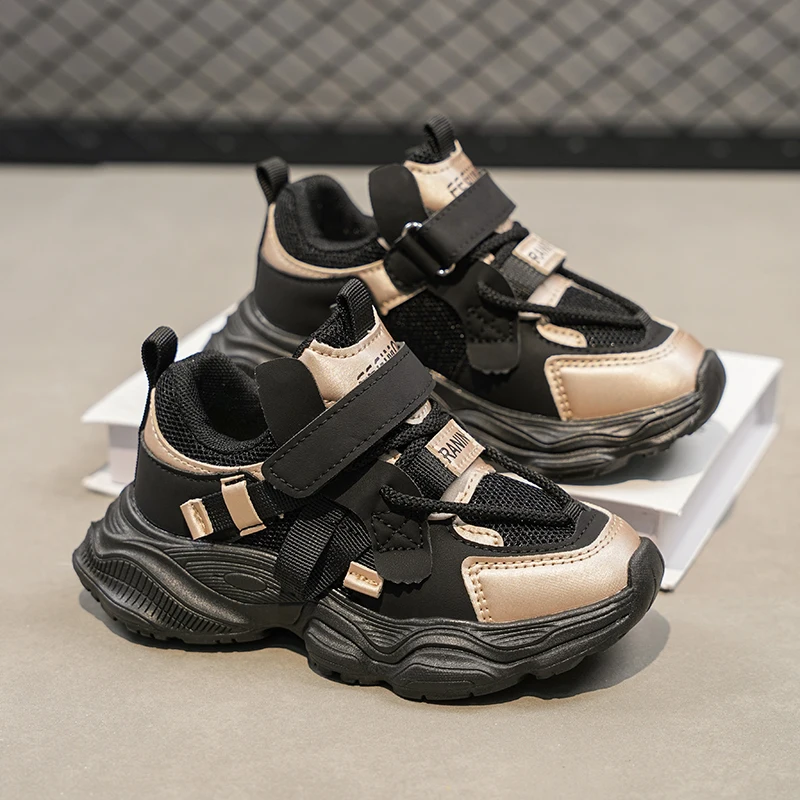 

2025 Children's Running Shoes Soft Bottom Breathable Lightweight Spring Style Girls Sports Sneakers Kids Footwear