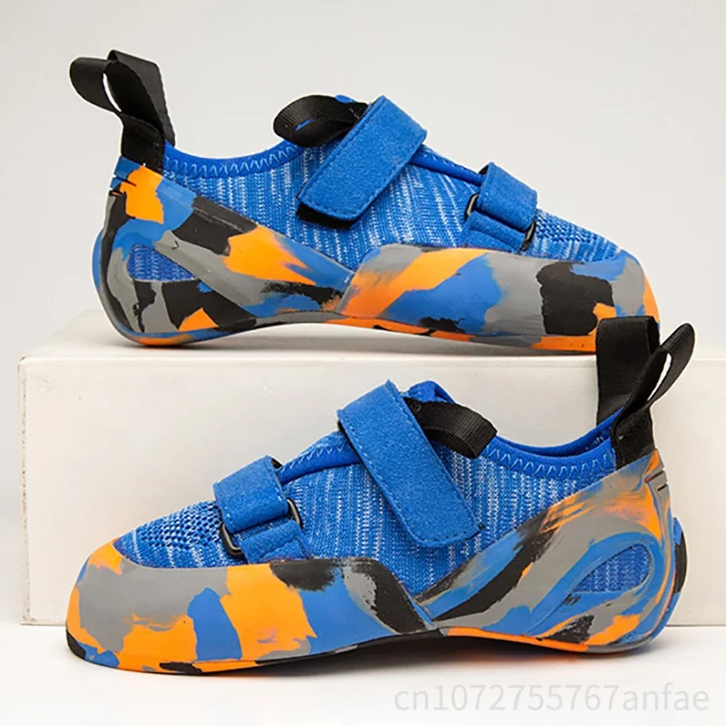 Sepatu Panjat Tebing Anak Baru Profesional Indoor Outdoor Pemula Bouldering Training Sneaker Sepatu Latihan Panjat Tebing Anti-Selip