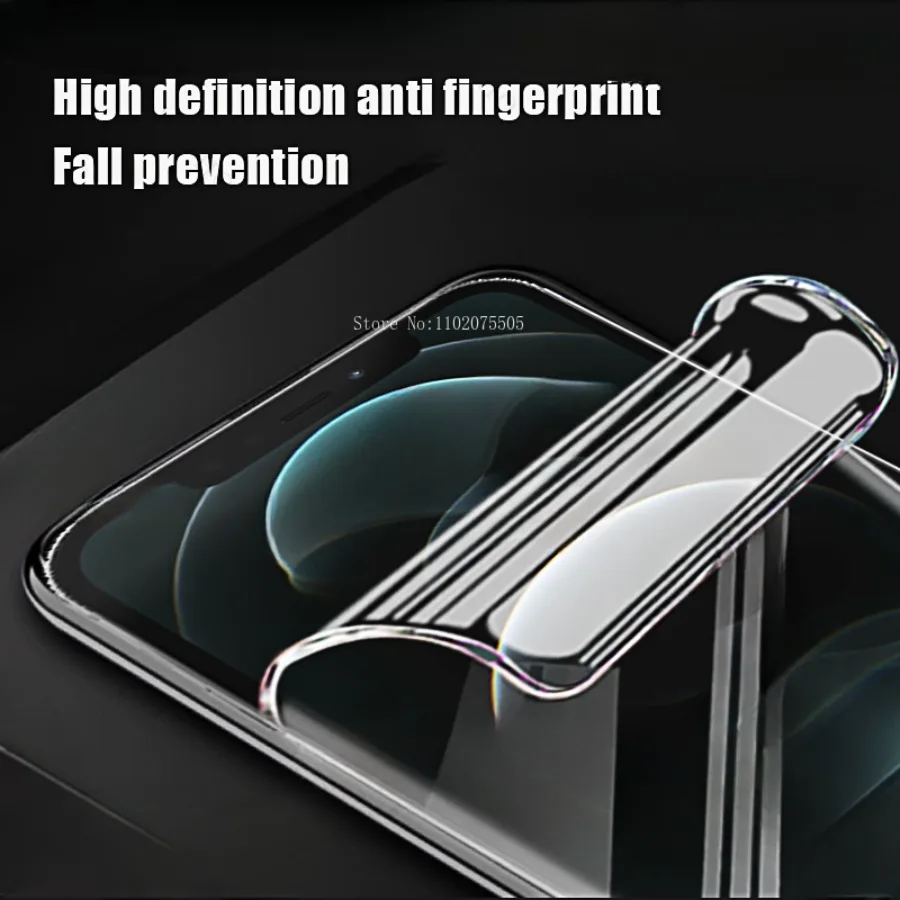 4-1pcs Hydrogel Film for IPhone 11 12 13 14 15 8 7 6 Pro Max Screen Protectors for Iphone 16 Pro Max 12 mini 12pro Hydrogel film