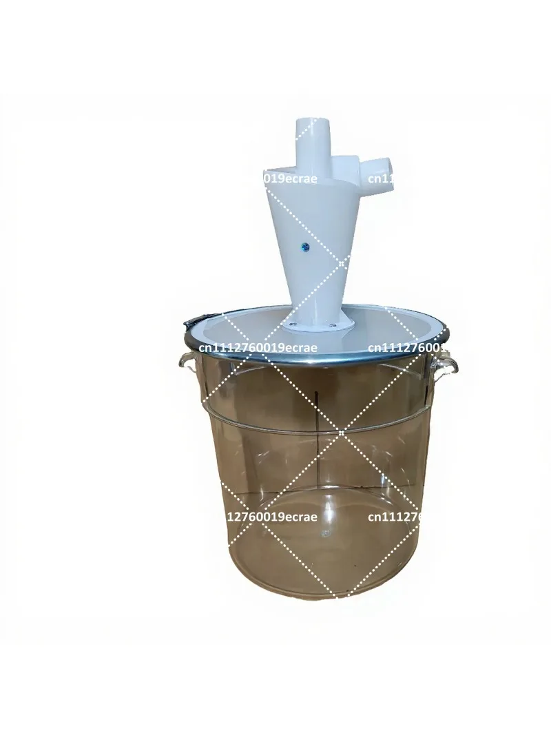 Small Cyclone Dust Collector with Transparent Sealed Bucket for Woodworking, Cyclone Separator Vacuum Cleaner Attachment