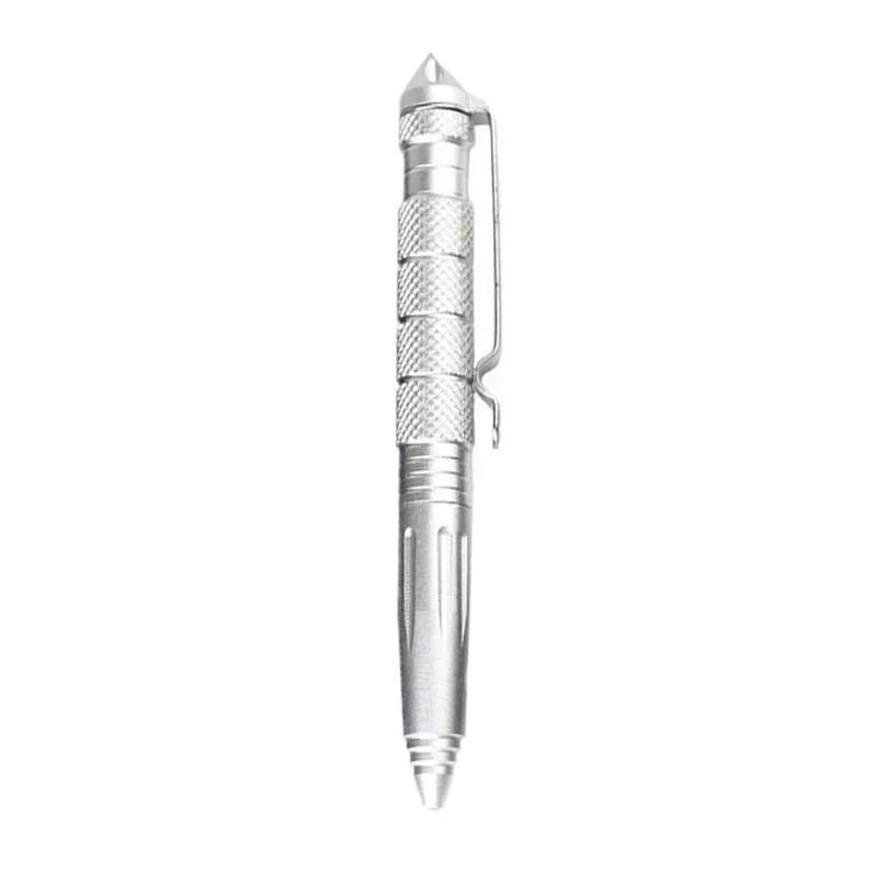 Hochwertige, rutschfeste, selbstverteidige Kugelschreiber aus Aluminium, multifunktionaler taktischer Stift, Bürozubehör, Schulbedarf