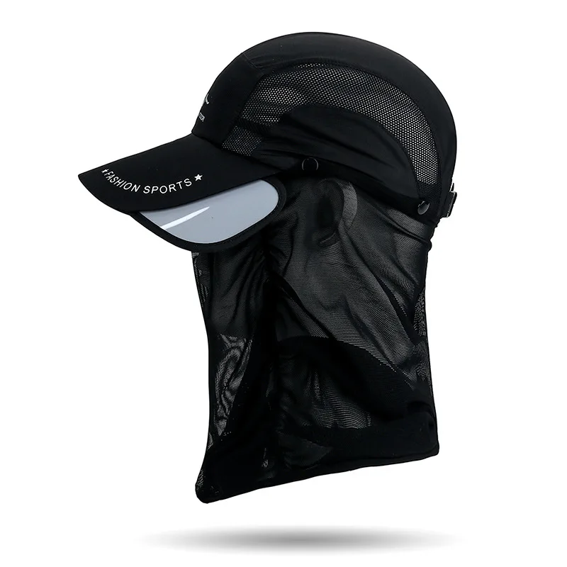 360 ° portable fishing sun hat, outdoor cycling and hiking sun protection, detachable and adjustable fishing equipment image 3