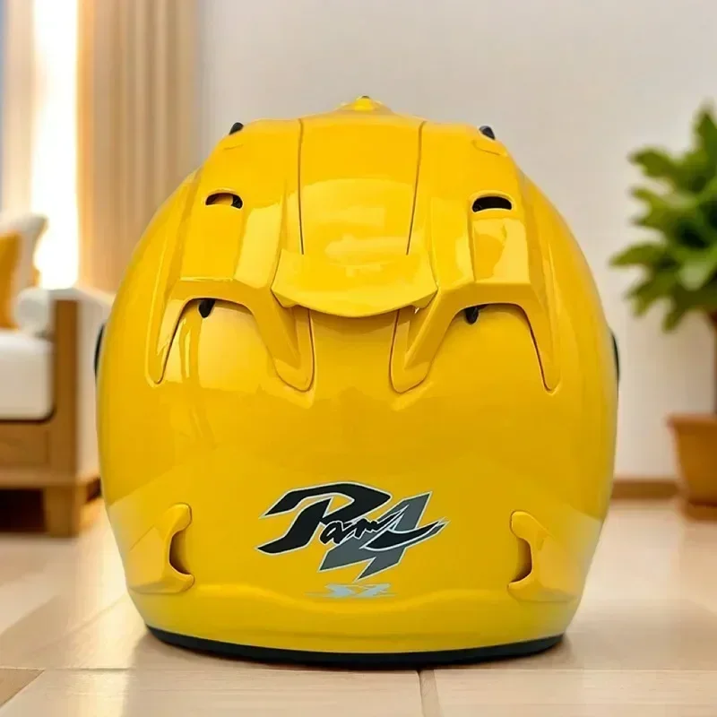 SZ-Casque de moto Ram 4 pour homme et femme, visage ouvert, route de montagne lumineuse, jaune, saison d'été, ECE, 3/4