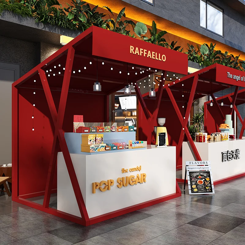 

Night market stall shelves Market wrought iron stall display racks Outdoor commercial festival activities scaffolding tent stall