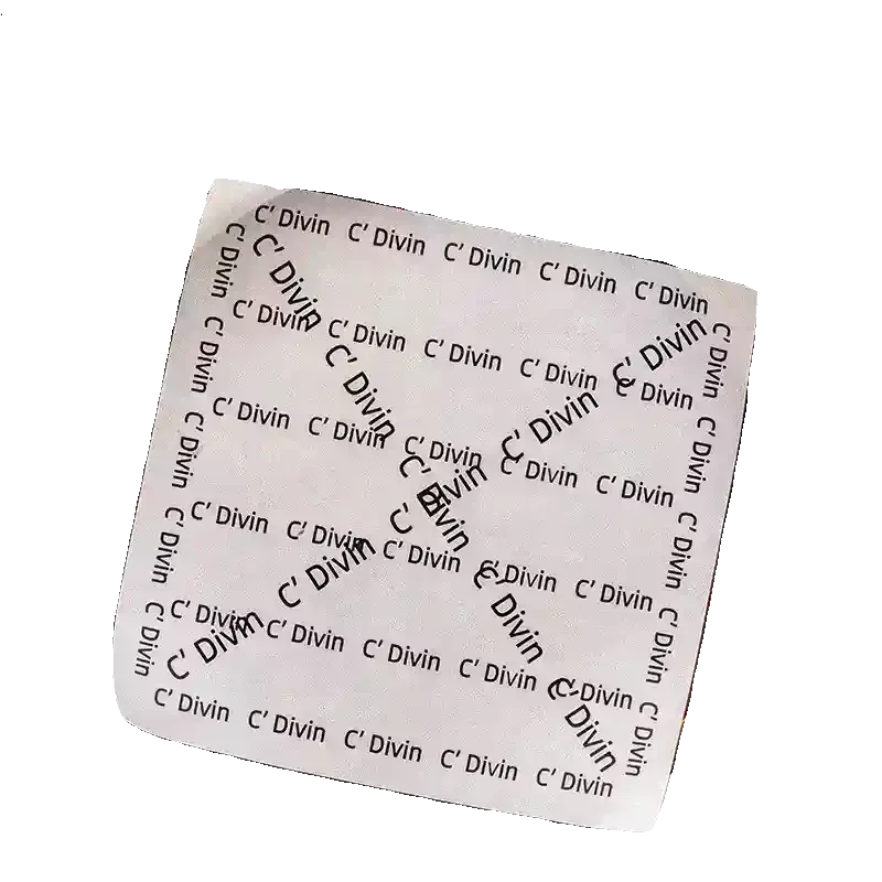Ins Style French Oil Proof Paper, Oil Absorbing Paper, Baking Desserts, Hamburgers, Cake Packaging Paper 18 * 18cm 50 Sheets