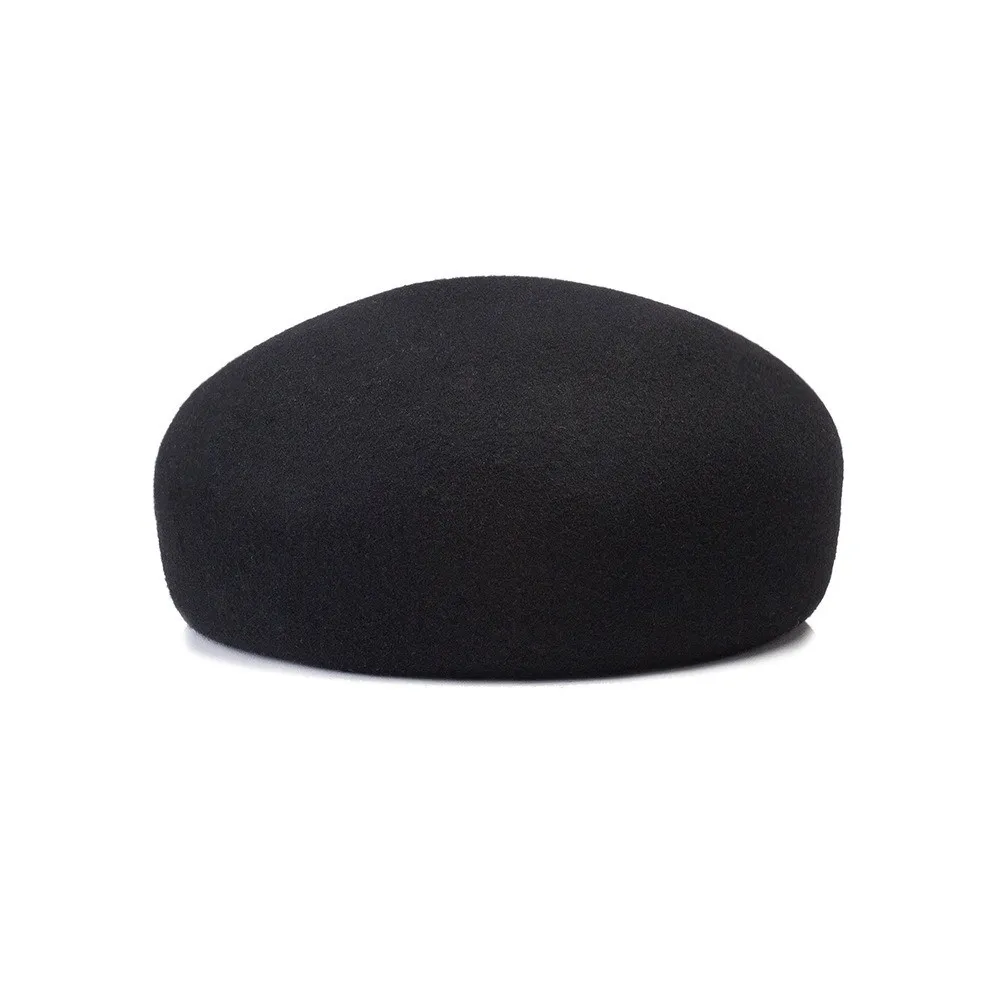 Luxurious 100% Wool Women's Beret Hat Keep Warm Elegant Top Hat Charming Classic Wool Beret Cap for Party