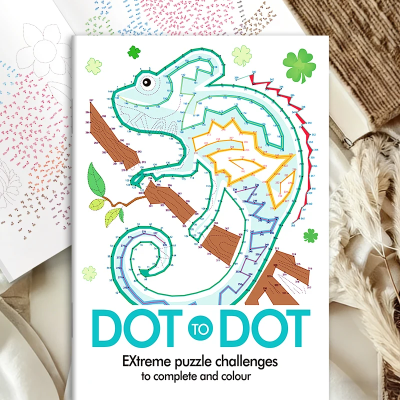Dot To Dot Book: 32 Page Large Font Connected Point Workbook - Fun Digital Learning, Focused Training, and Mental Development