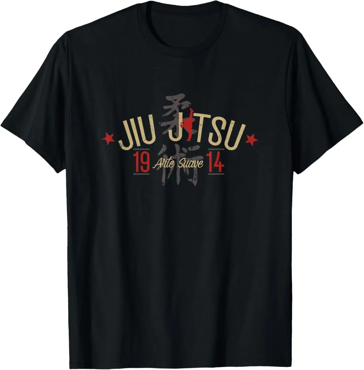 Brazilian Jiu Jitsu Shirt Arte Suave Oss Tshirt BJJ T Shirt T-Shirt  Men Clothing Tops  Streetwear  Camisetas  Vintage T Shirt image 4