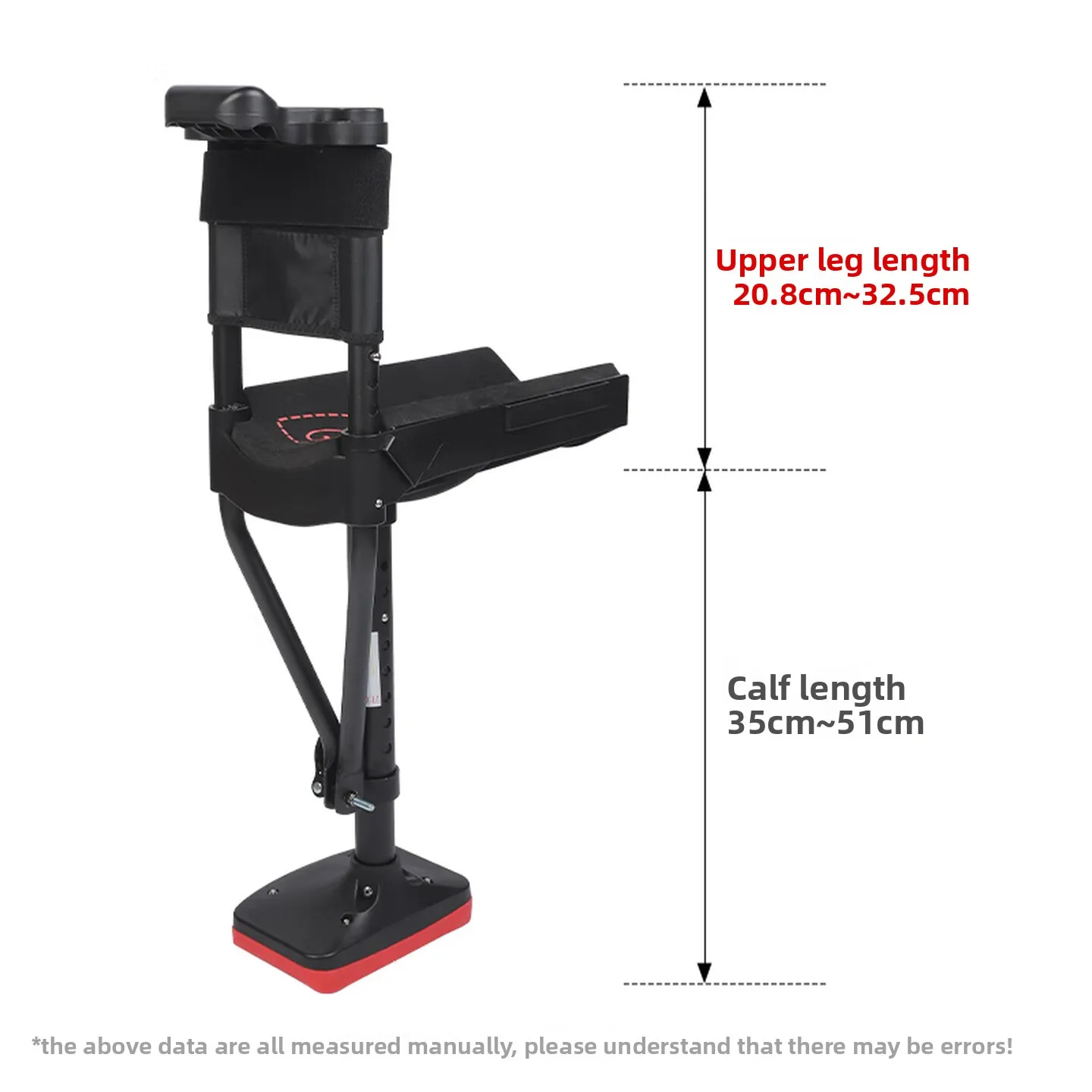Left Leg Fracture Walking Aid Support Crutch for Ankle Injury Single Leg Mobility Rehabilitation Classic Model Home Use 무릎 목발