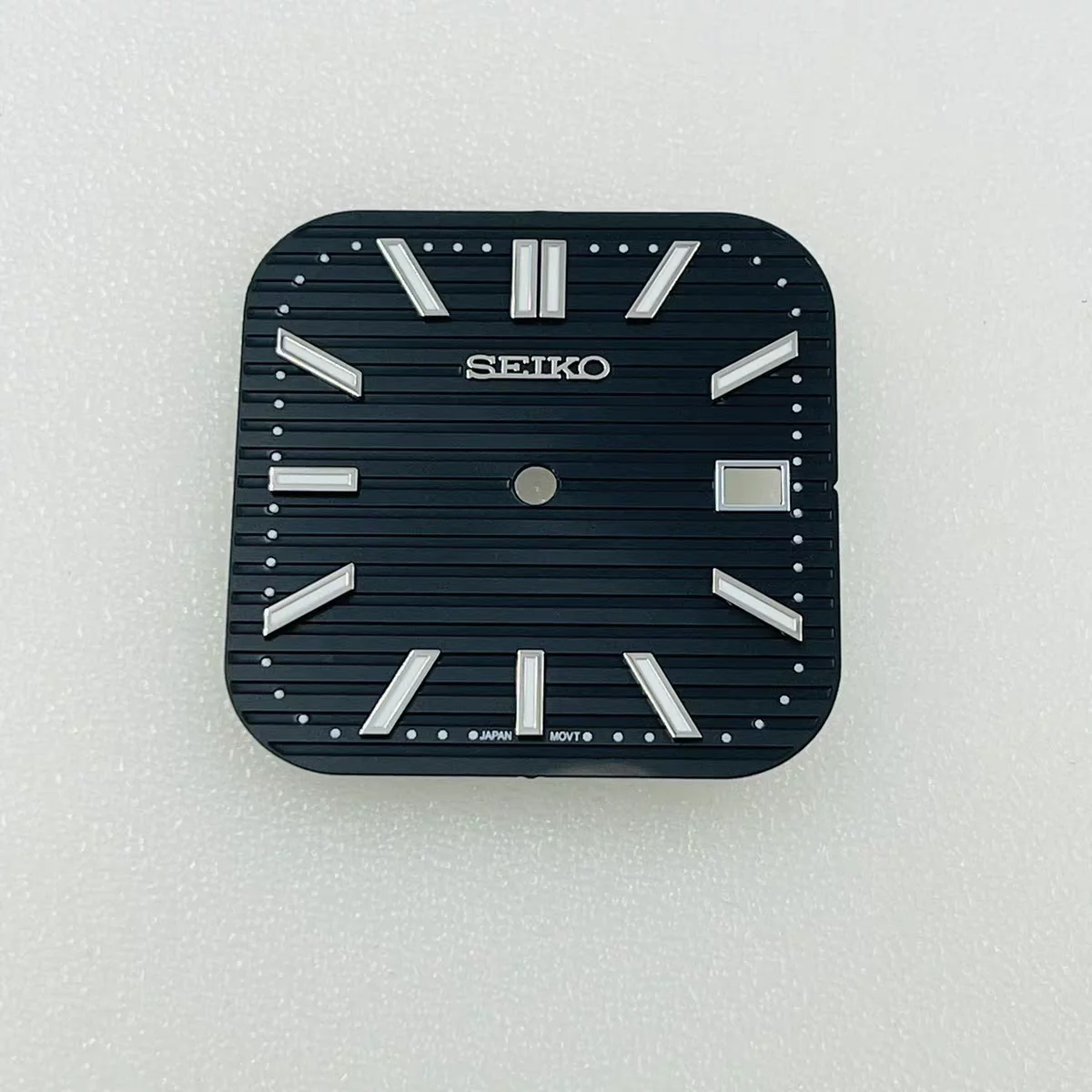 29.5mm NH35 Dial/NH36 Dial Mechanical Watch Modified Green Luminous II Nautilus Dial S logo Single Calendar for seiko mod